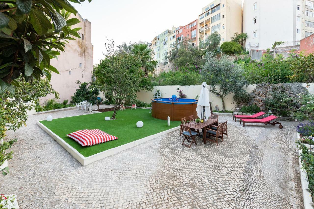 Graca Palace With Private Pool Garden Apartment Lisabona Exterior foto